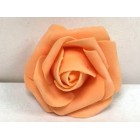 Eight Orange Craft Foam Flower Weddings Sweet 16 All Purpose